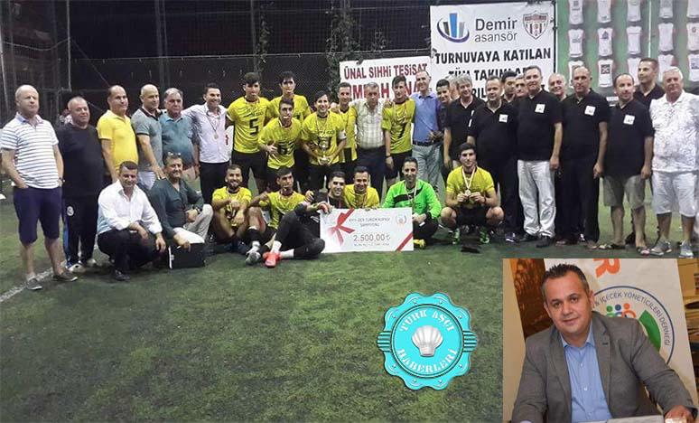 AYİY-DER 1. Halı Saha Oteller Arası Futbol Turnuvası İcin Teşekkür Etti