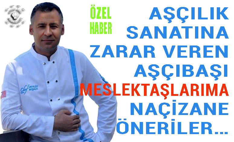 Aşçılık Sanatına Zarar Veren Aşçıbaşı Meslektaş' larıma Naçizane Öneriler…