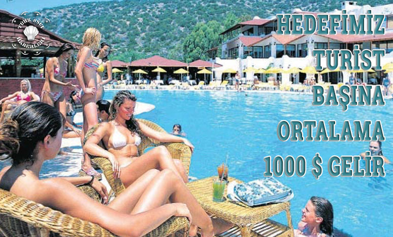 Hedefimiz Turist Başına Ortalama 1000 $ Gelir