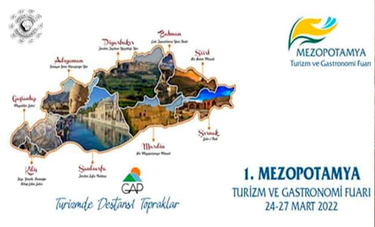 1.Mezopotamya Turizm ve Gastronomi Fuarı Açılıyor