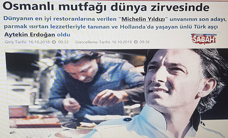 Osmanlı ve Türk Mutfağı Dünya Zirvesinde !