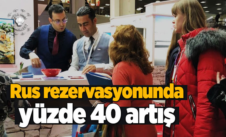 Rus Rezervasyonunda Yüzde 40'Lık Artış