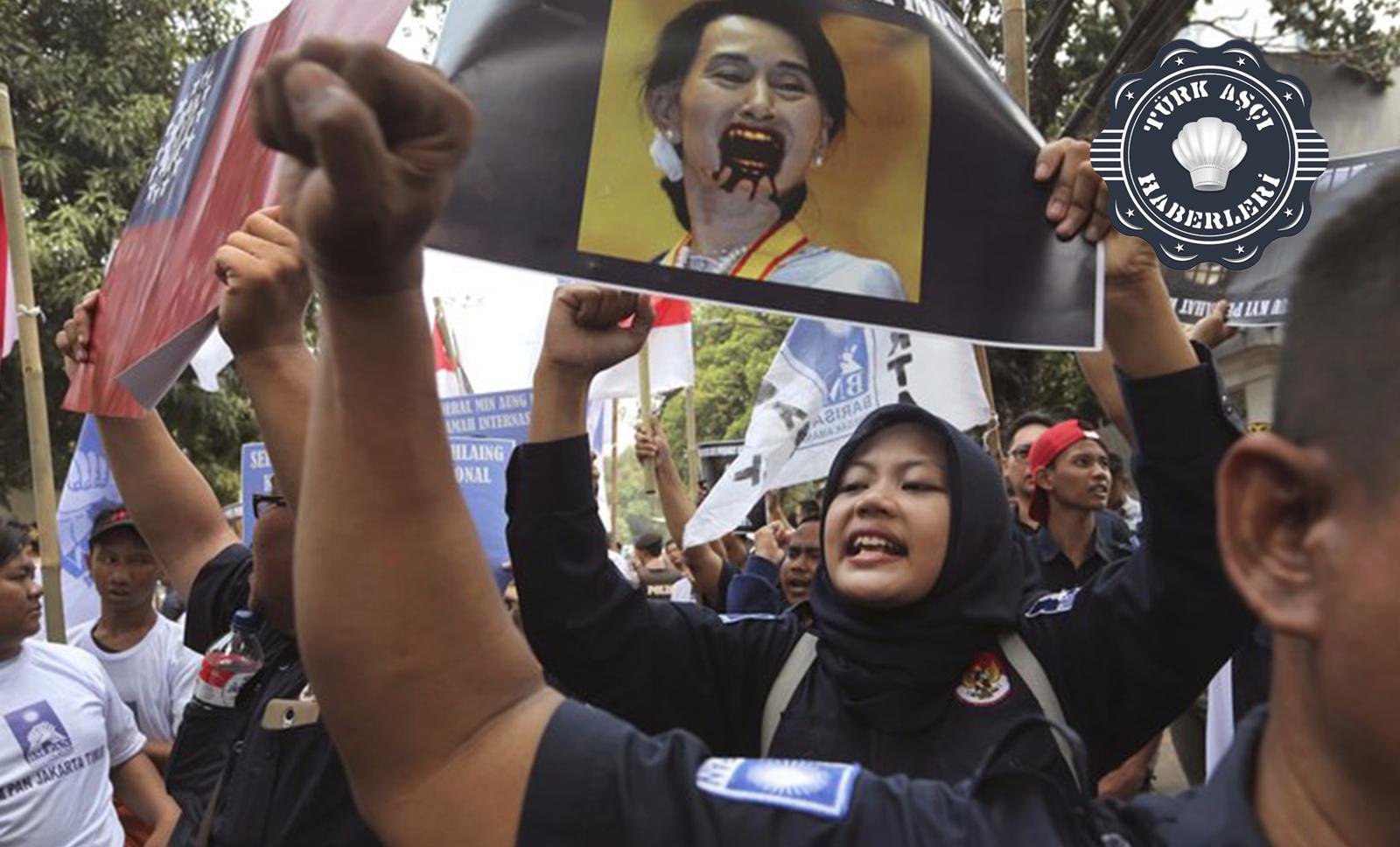 Nobel Ödüllü Aung Arakan’da Tecavüzcülere Ve Katillere Sahip Çıkıyor !!!