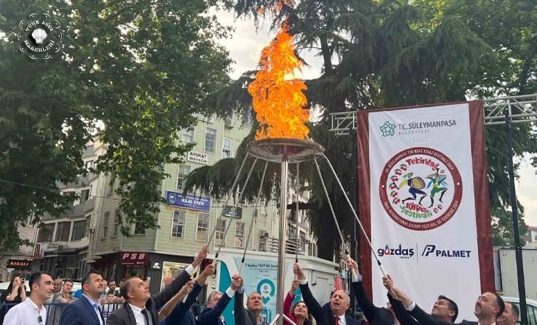 Tekirdağ'da 58. Uluslararası Kiraz Festivali Kutlandı
