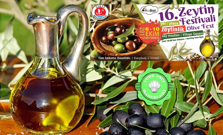 16. Zeytin Festivali 6-10 Ekim’de yapılıyor.