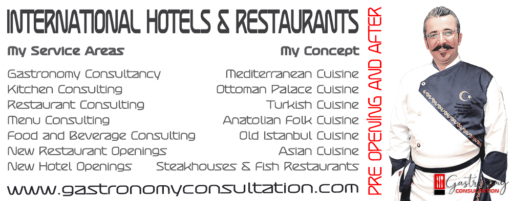 Turkish Cuisine Chefs, Turkish Chef, Restaurant Consultancy, Kitchen Consultancy.