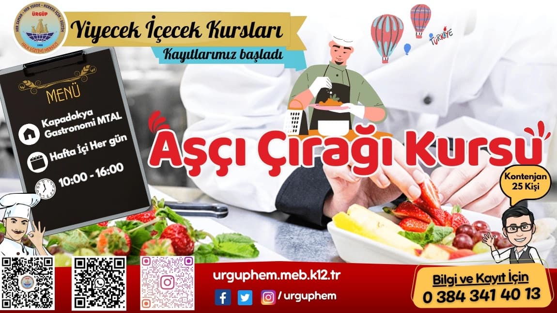 Aşçı Çırağı Kursu