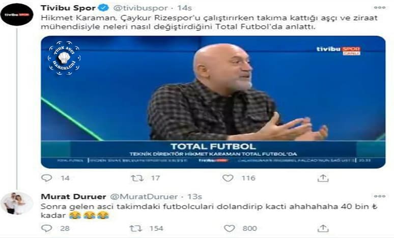 Futbolcuları Kırk Bin Lira Dolandıran Aşçıbaşı Kim?