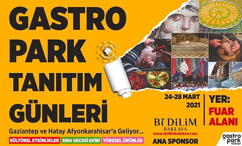 Gastro Park Günleri Afyonkarahisar’da 24-28 Mart'da Başlıyor...